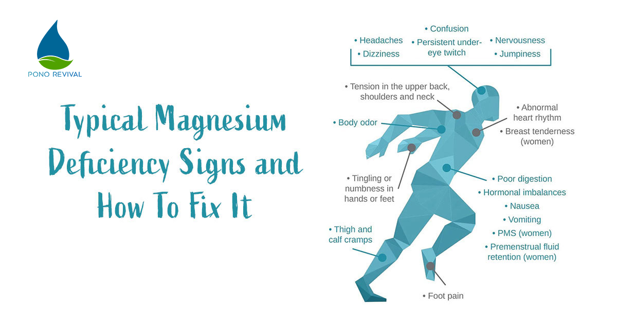 magnesium deficiency body odor:magnesium shortage and body odor