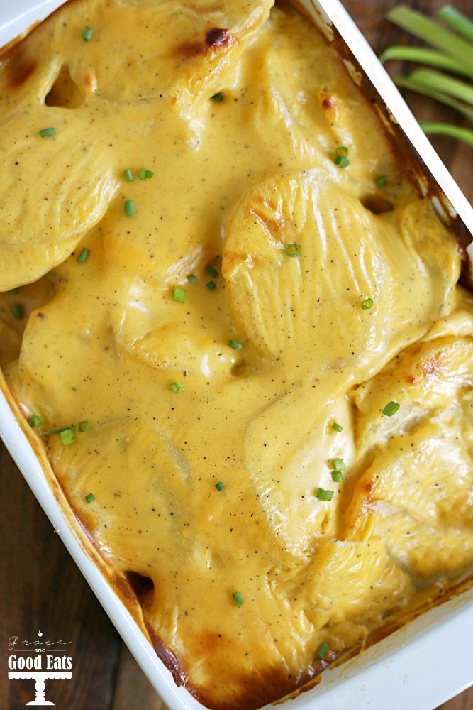 velveeta cheese scalloped potato dish