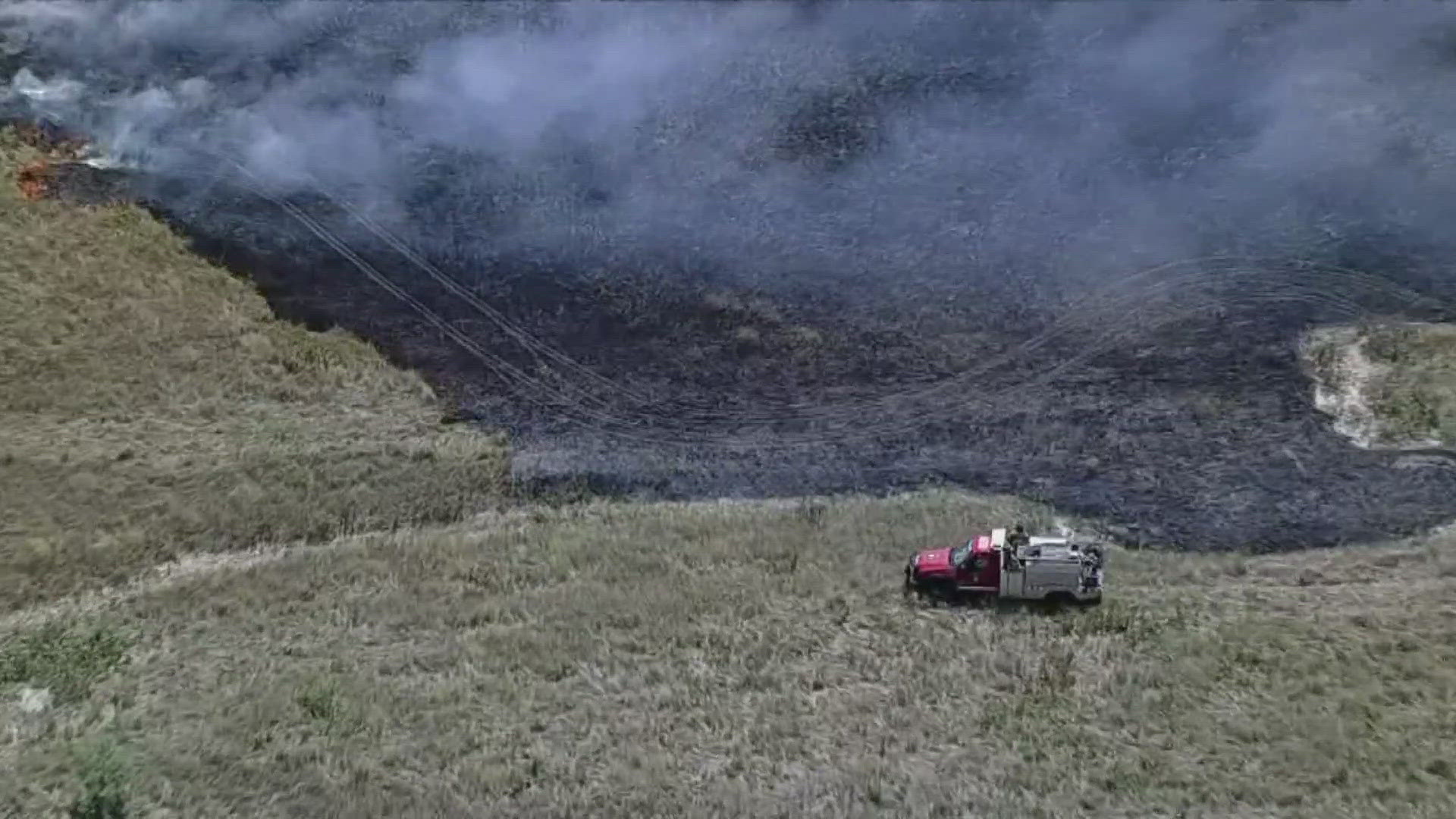 fire parker county texas：fire outbreak in parker county, texas