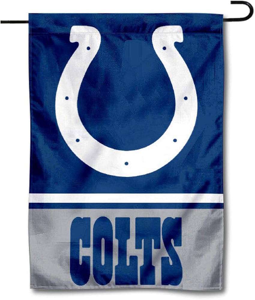 indianapolis colts garden flag：indianapolis colts yard banner