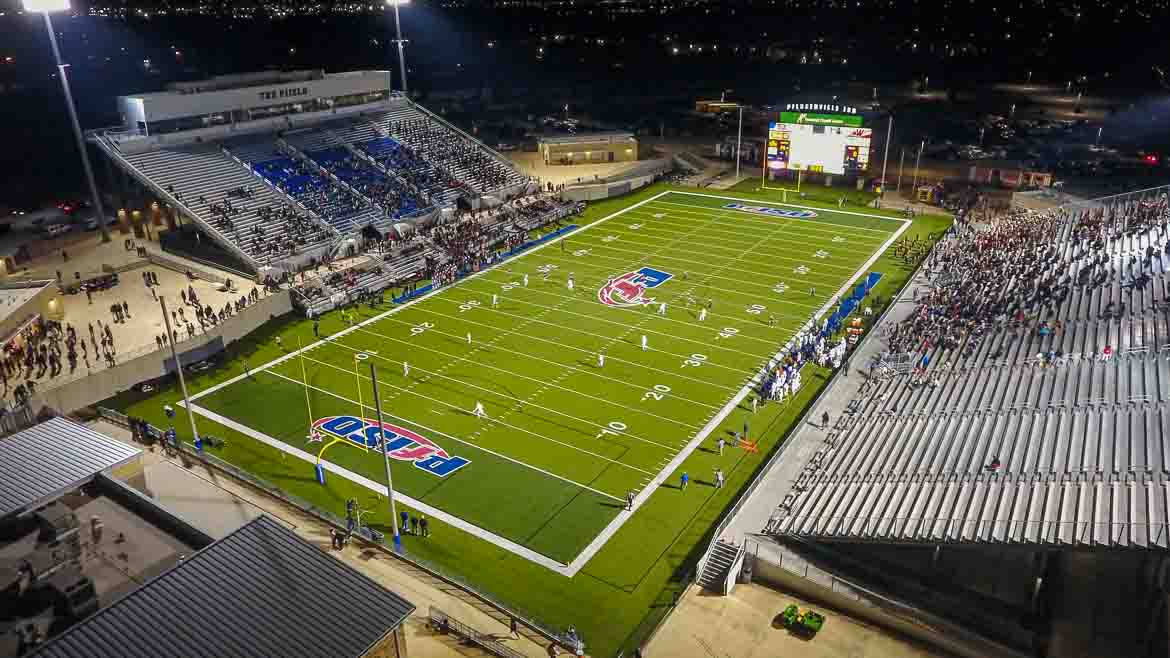 pflugerville pfield - stadium on west pecan street in pflugerville, tx