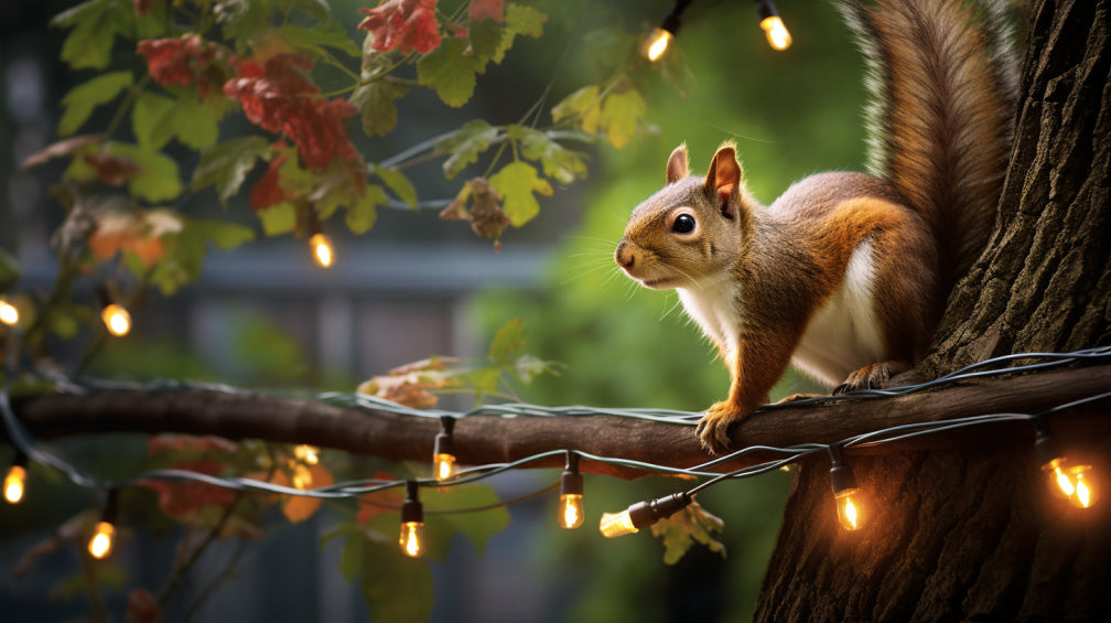 ways to prevent squirrels from damaging string lights