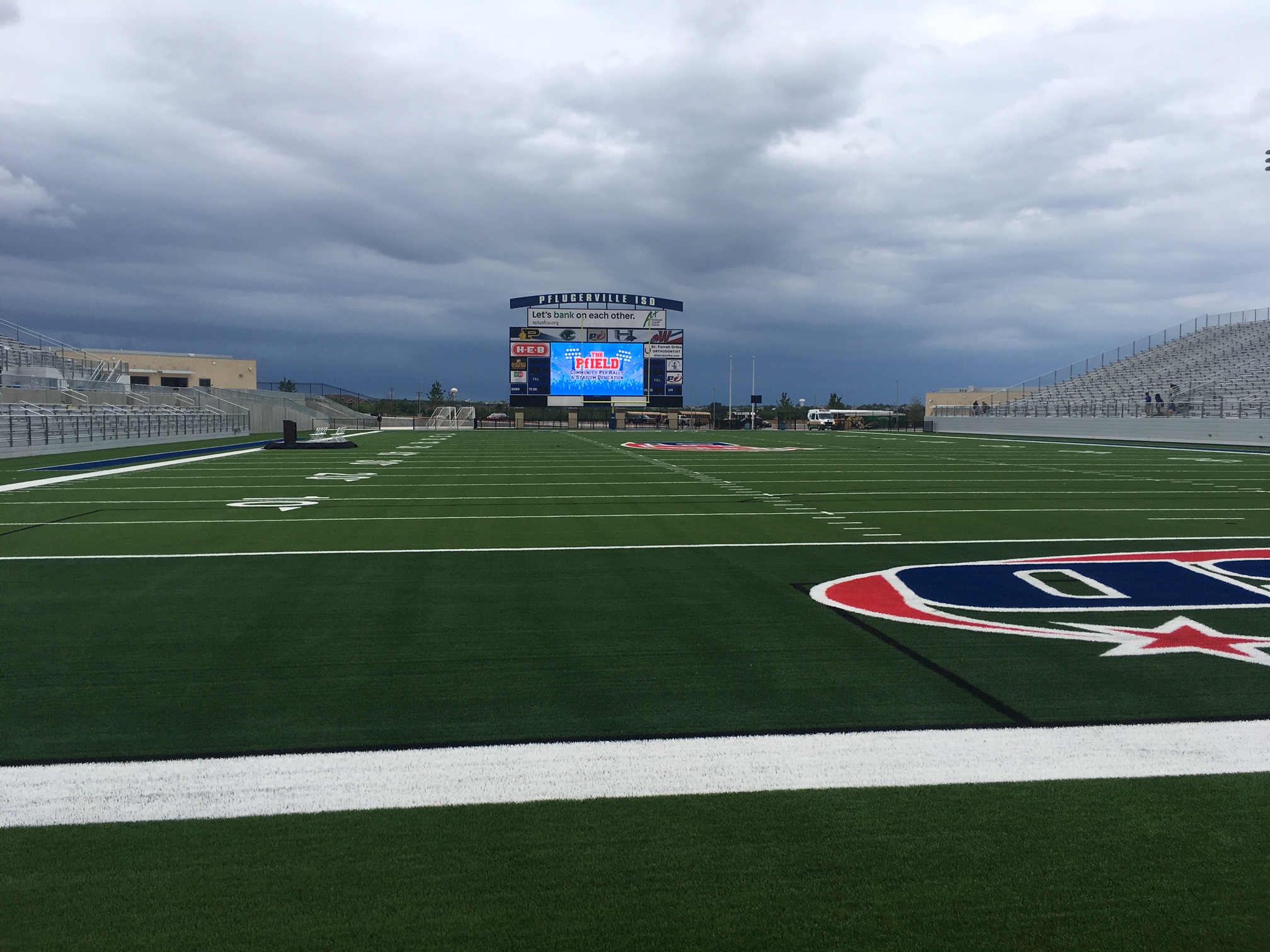 Dedication of new Pflugerville ISD stadium canceled due to weather
