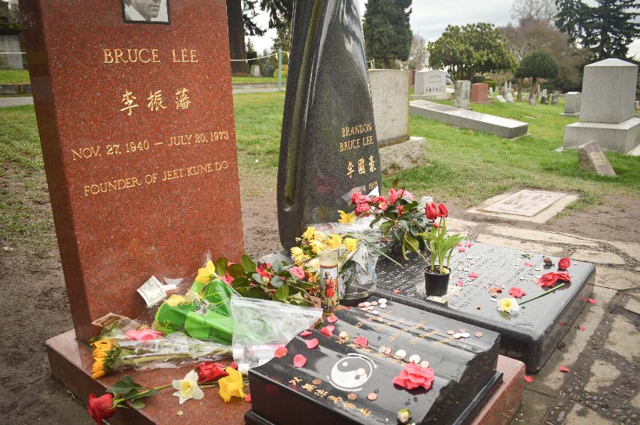 tickets for bruce lee and brandon lee's burial sites