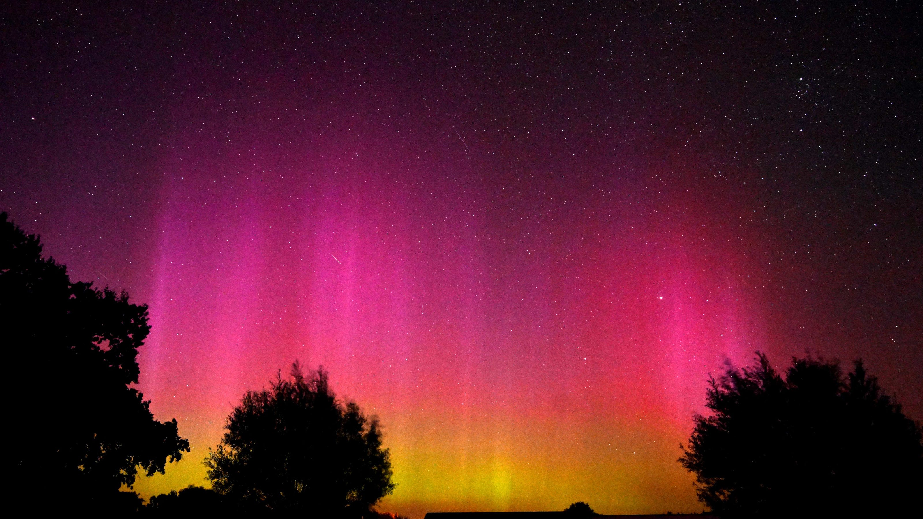 is the aurora borealis observable in ohio tonight？