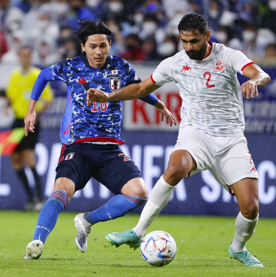 japan vs tunisia national football team matches