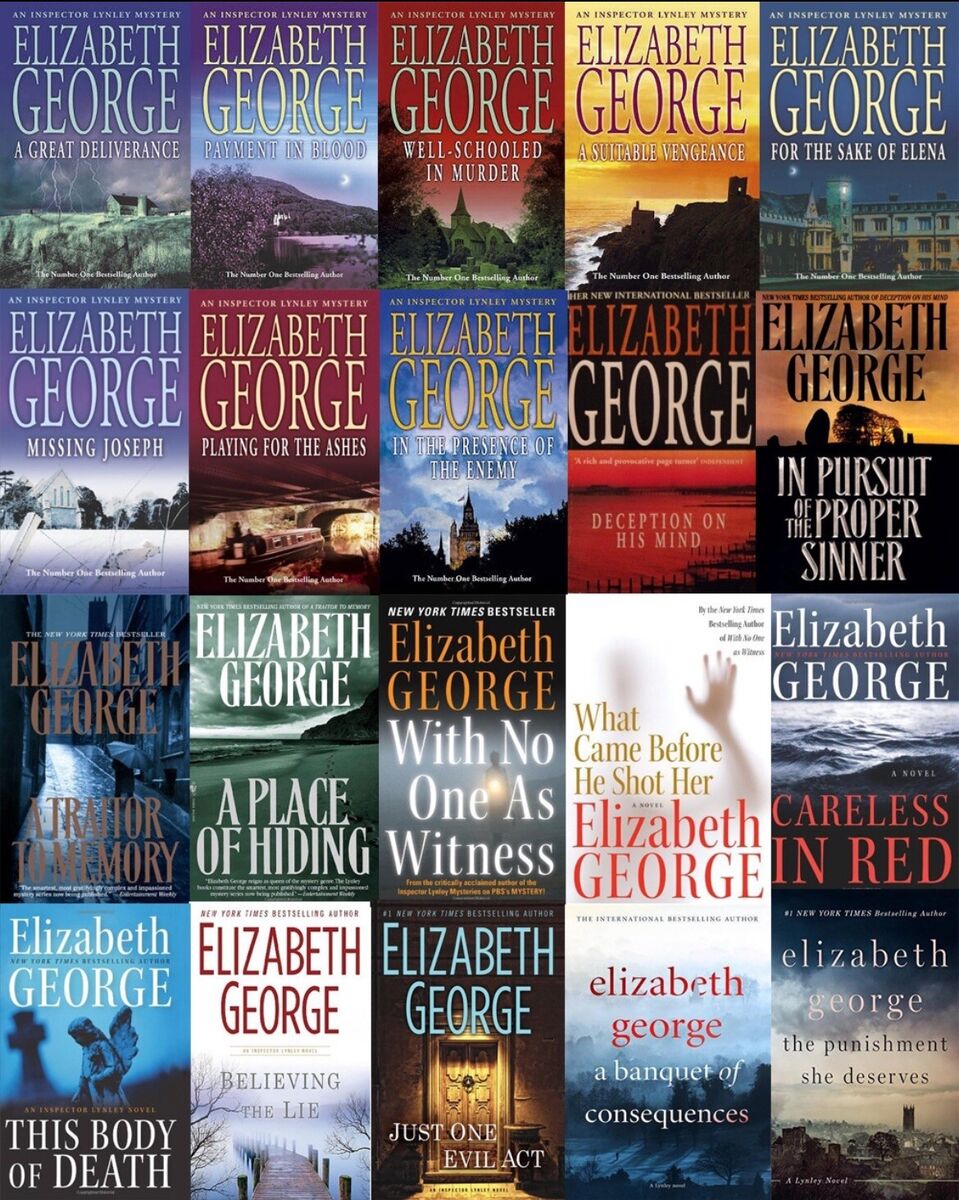elizabeth george's inspector lynley novels arranged chronologically