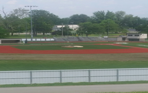 baseball field at independence high school in iowa