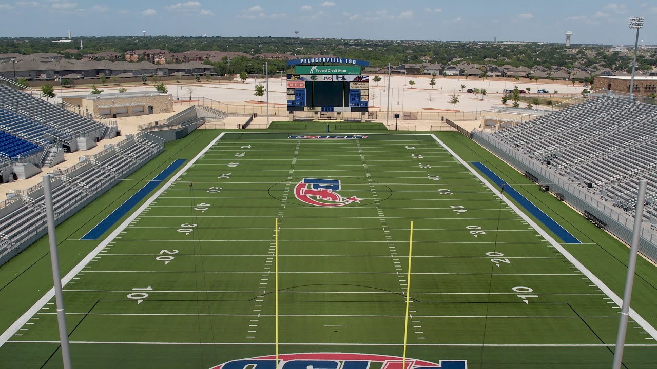 pflugerville pfield - stadium on west pecan street in pflugerville, tx