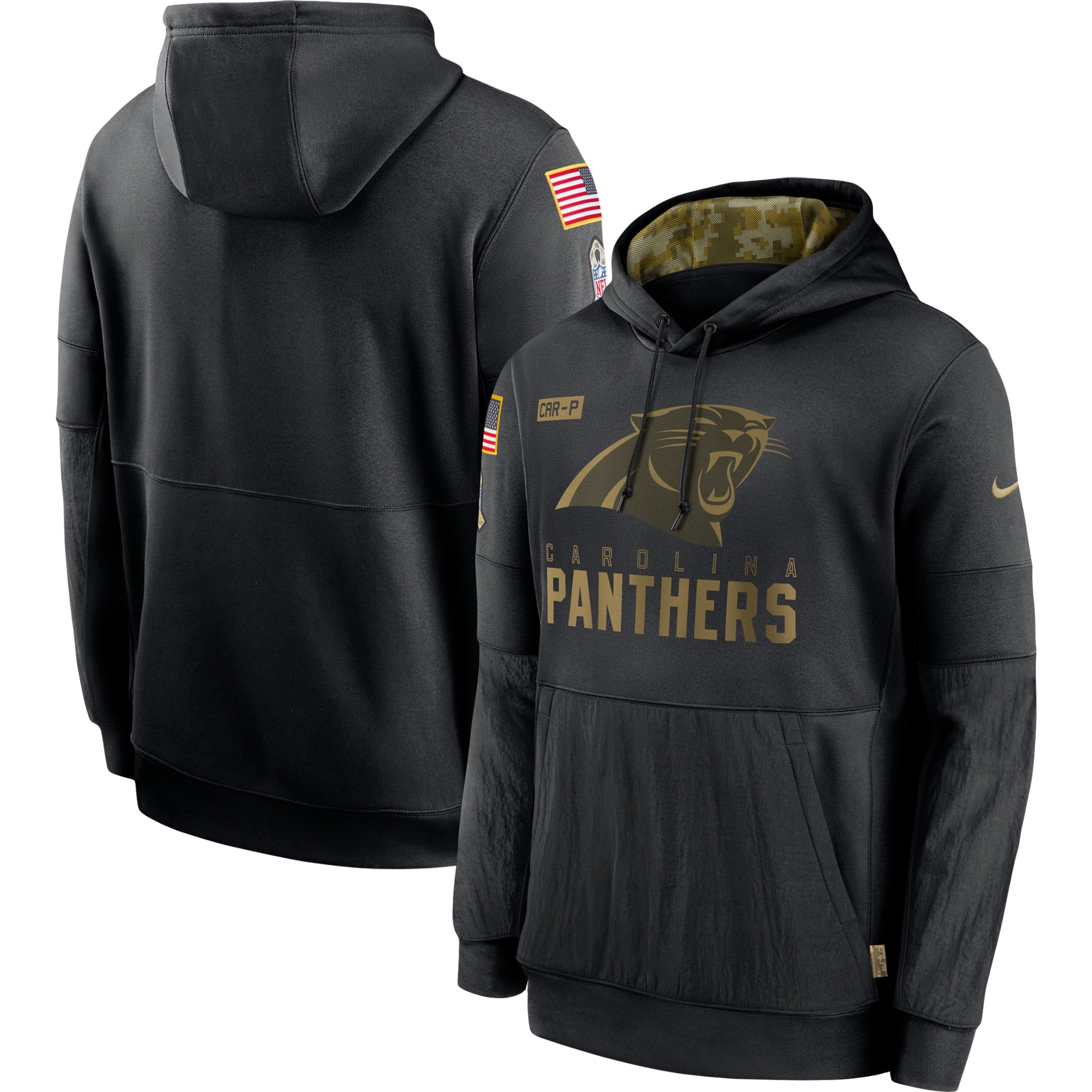 carolina panthers salute to service sweatshirt
