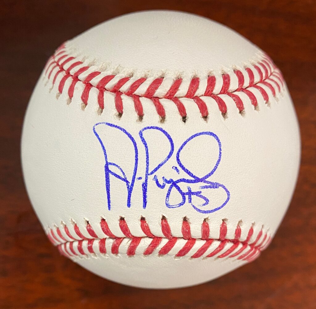 albert pujols signed baseball:albert pujols autographed baseball