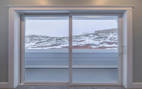 ways to prevent cold air from entering through sliding glass doors