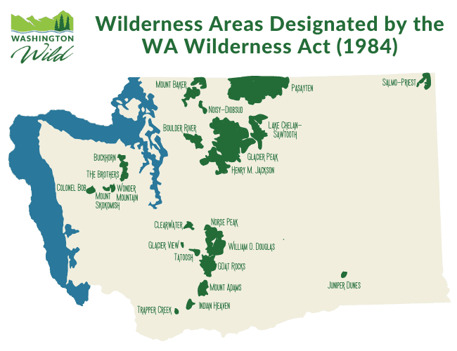 wilderness areas in washington:untamed regions of washington state