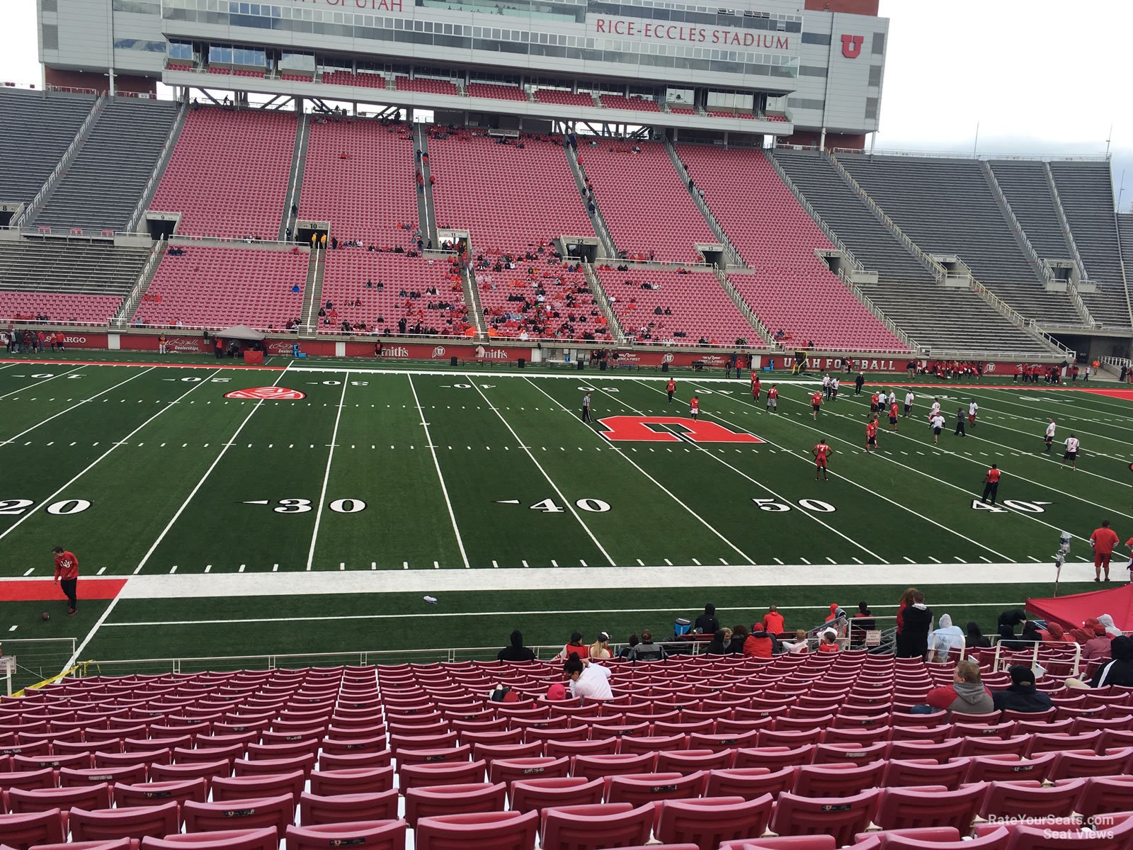 rice eccles stadium seat view:rice eccles stadium seating perspective