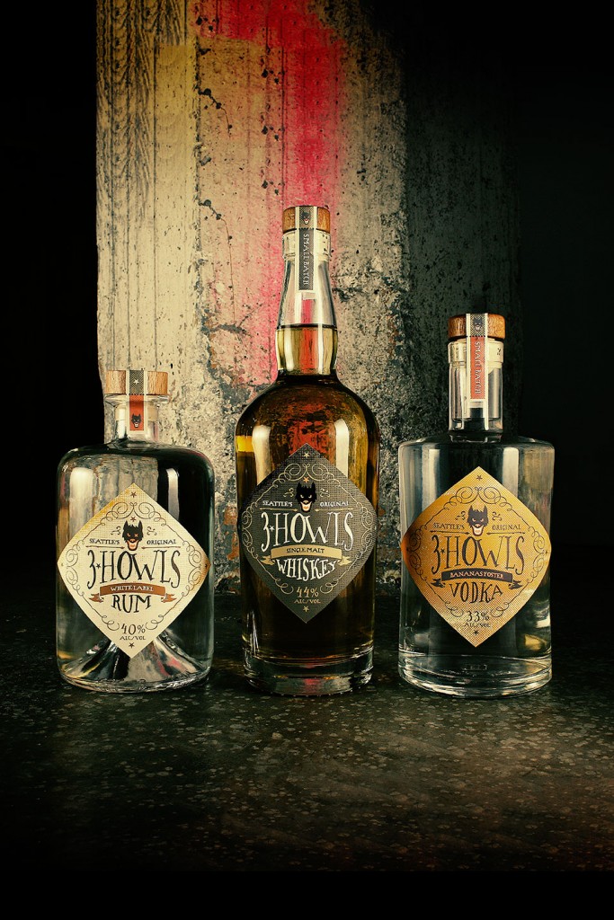 three howls distillery seattle：the trio barks spirits co., washington