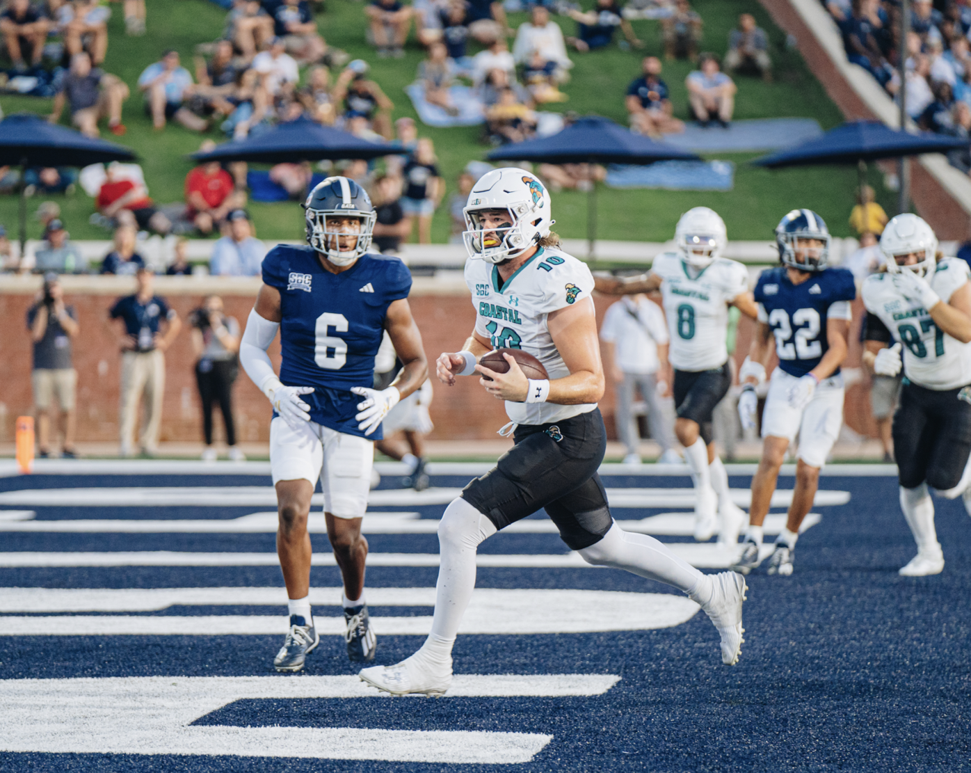 coastal carolina vs georgia southern：southeastern conference showdown： coastal carolina meets georgia southern