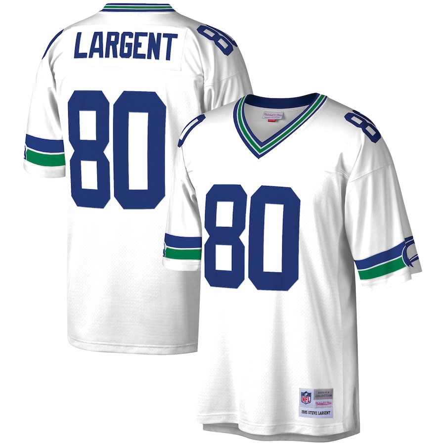 steve largent jersey：steve largent football shirt