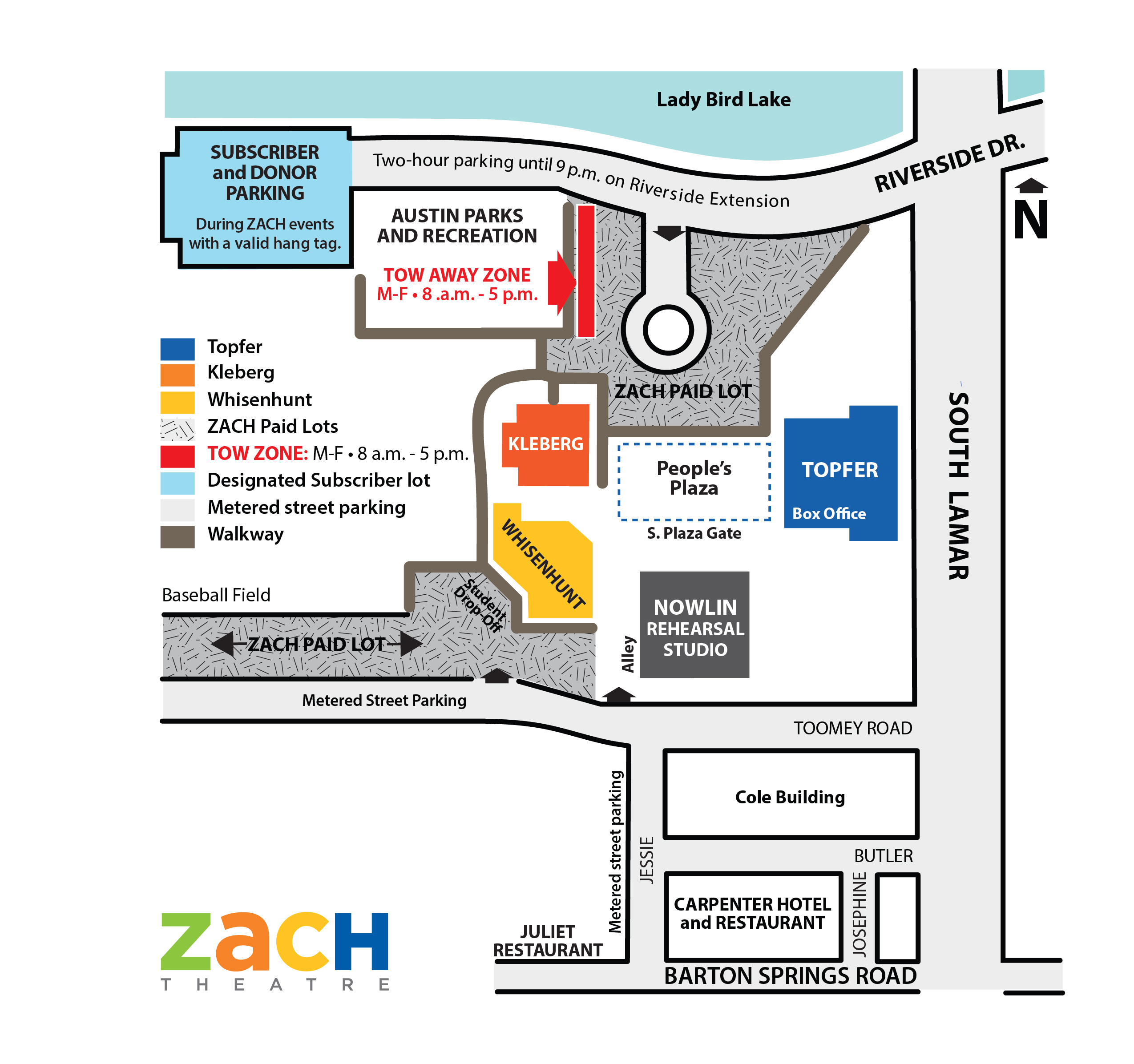 parking for zach scott theater show:parking for zach scott theater performance