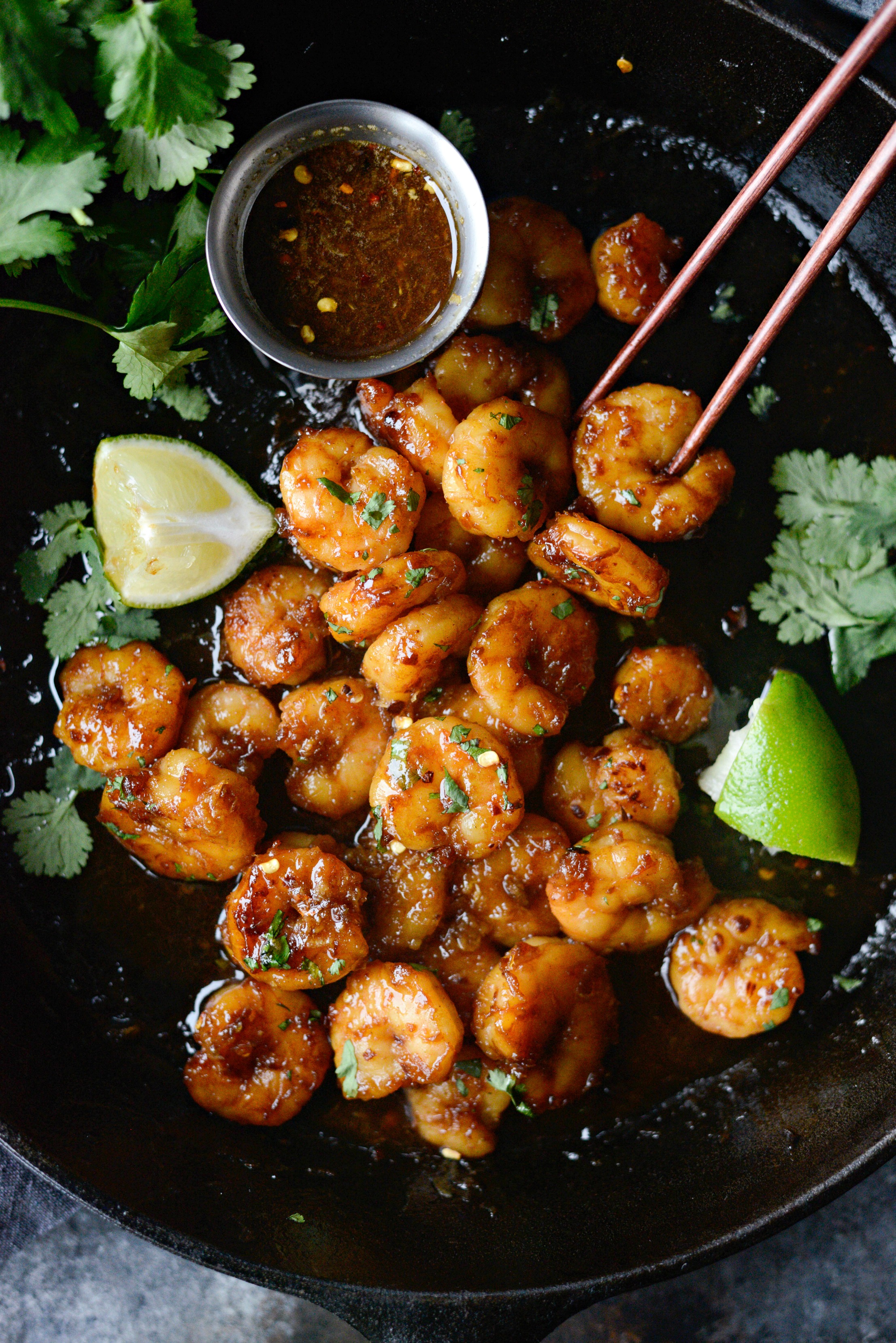 hot honey shrimp:sizzling honey glazed prawns