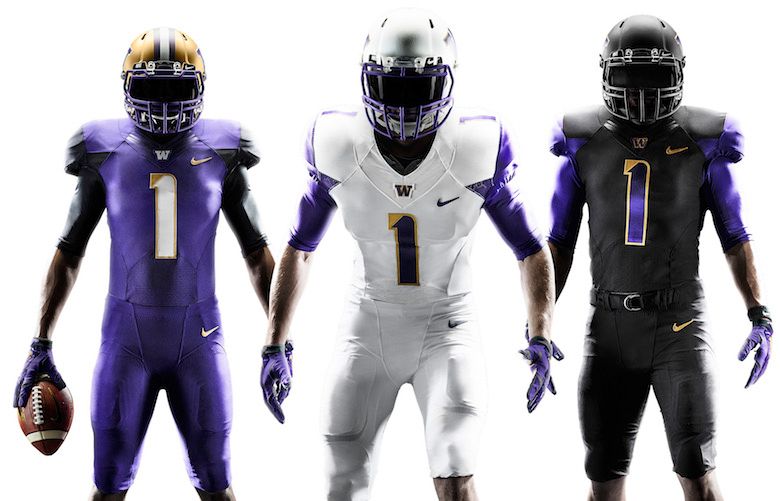 university washington football team uniform:washington huskies athletic apparel design