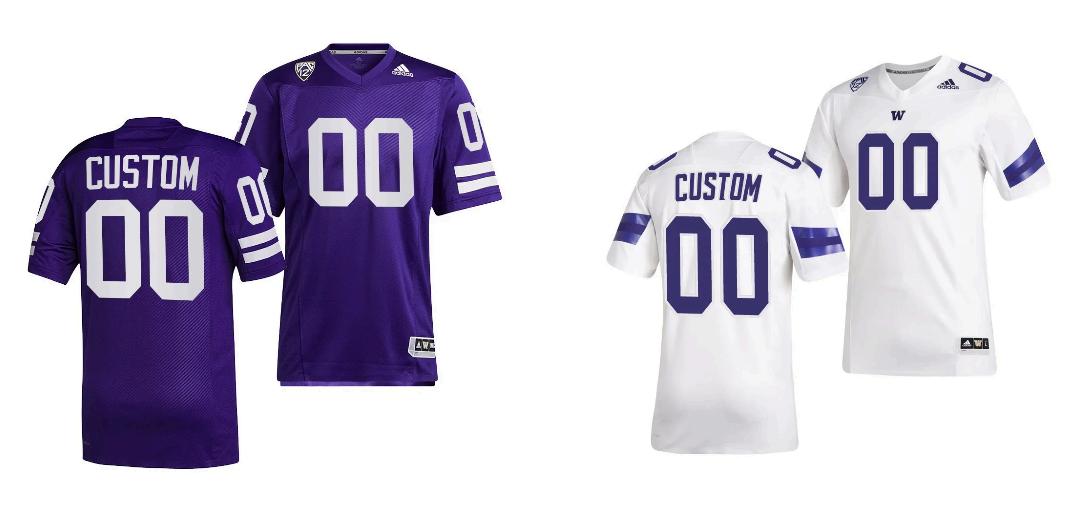 uw football jersey custom：uw football jersey personalized