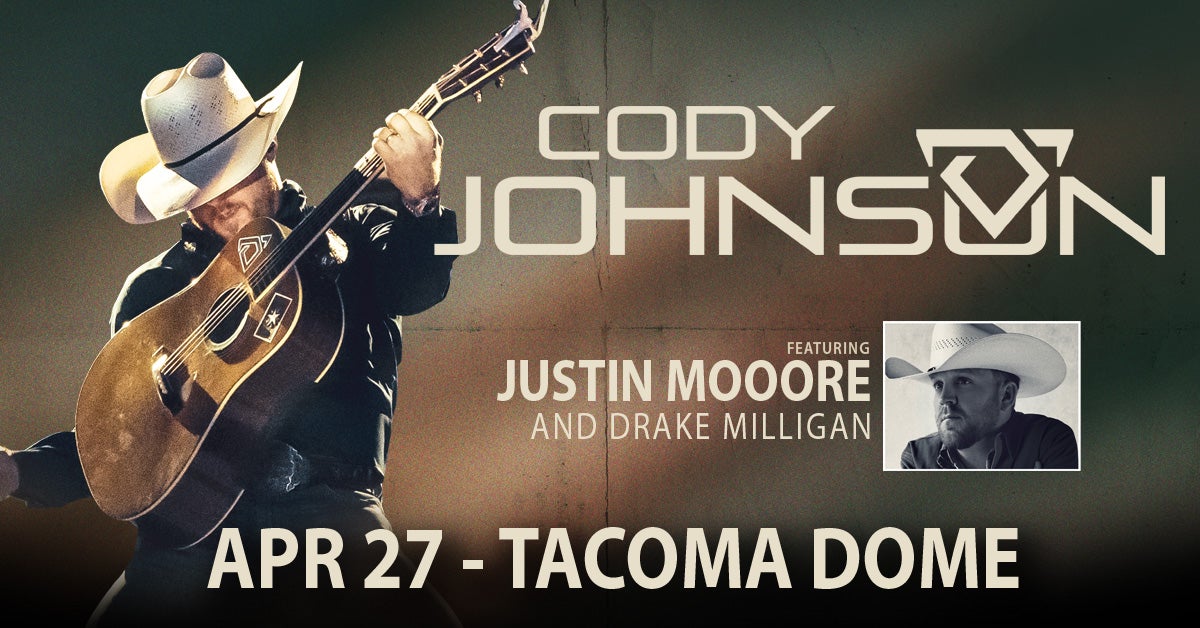 Dont Miss Cody Johnson at Tacoma Dome,get all show detail.