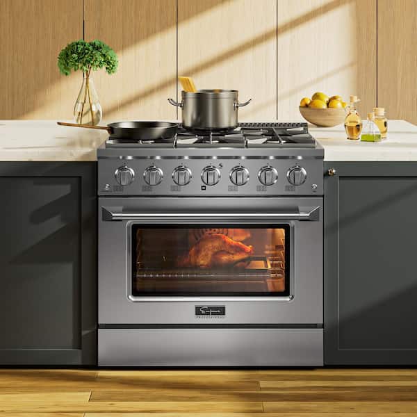 36 inch gas range：36-inch gas stove