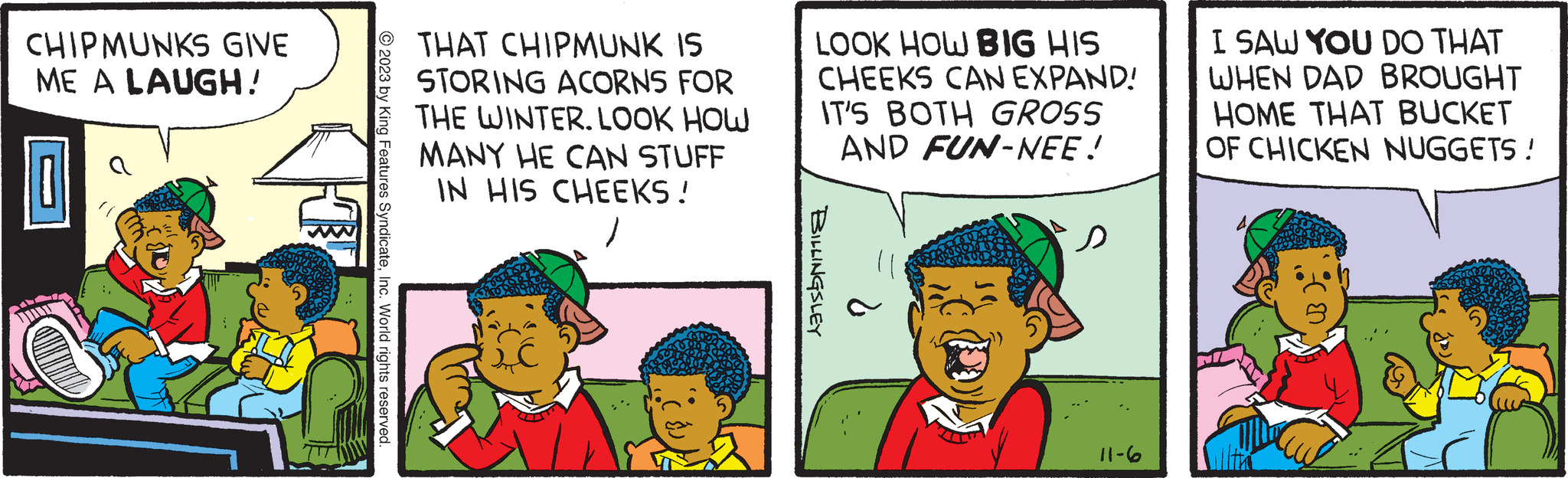 Looking for a laugh? The Curtis Comic Strip for Today is ready for you.