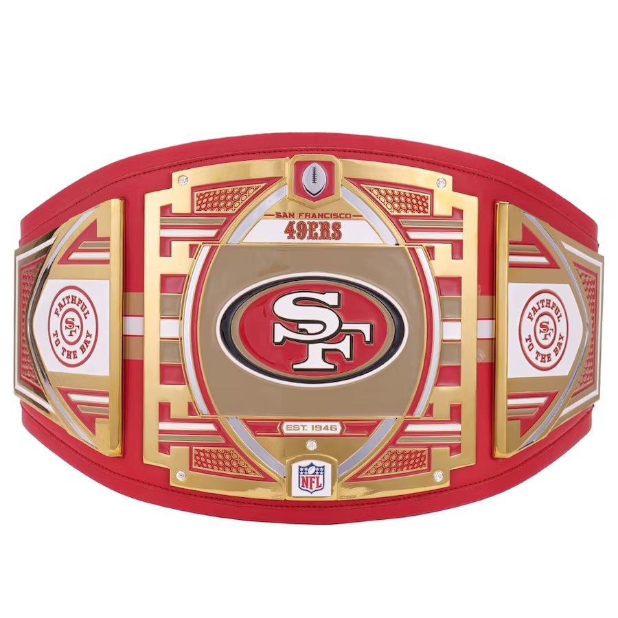 49ers championship belt：san francisco's gridiron glory belt